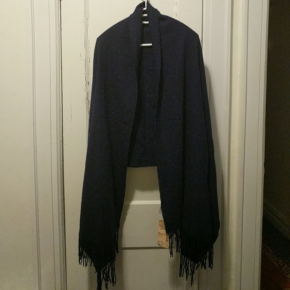 Muji Stole with Arm Hole Navy